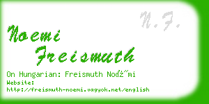 noemi freismuth business card